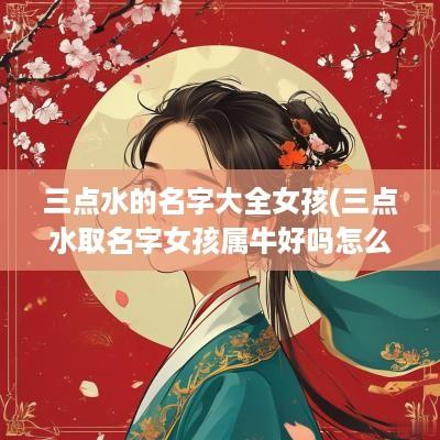 三点水的名字大全女孩(三点水取名字女孩属牛好吗怎么取)