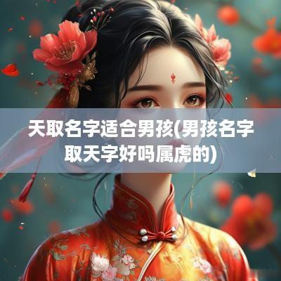 天取名字适合男孩(男孩名字取天字好吗属虎的)