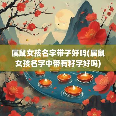 属鼠女孩名字带子好吗(属鼠女孩名字中带有籽字好吗)