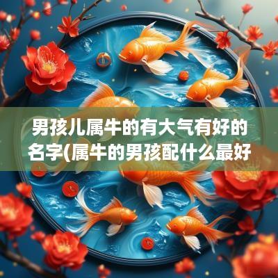 男孩儿属牛的有大气有好的名字(属牛的男孩配什么最好)