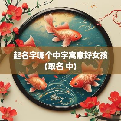 起名字哪个中字寓意好女孩(取名 中)