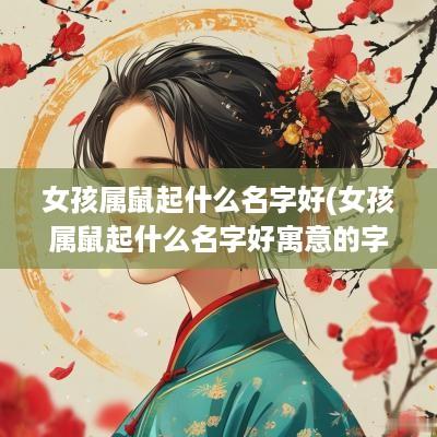 女孩属鼠起什么名字好(女孩属鼠起什么名字好寓意的字)
