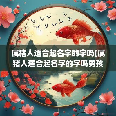 属猪人适合起名字的字吗(属猪人适合起名字的字吗男孩)