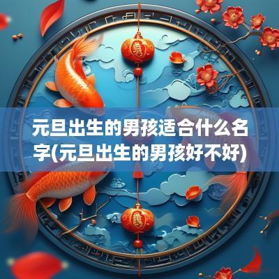 元旦出生的男孩适合什么名字(元旦出生的男孩好不好)