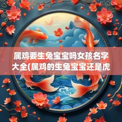 属鸡要生兔宝宝吗女孩名字大全(属鸡的生兔宝宝还是虎宝宝好)