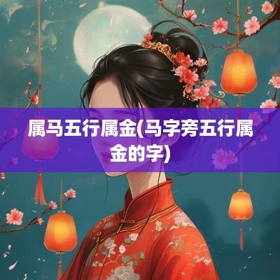 属马五行属金(马字旁五行属金的字)