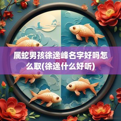 属蛇男孩徐逸峰名字好吗怎么取(徐逸什么好听)