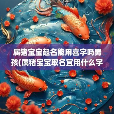 属猪宝宝起名能用喜字吗男孩(属猪宝宝取名宜用什么字)