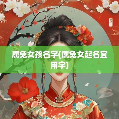 属兔女孩名字(属兔女起名宜用字)