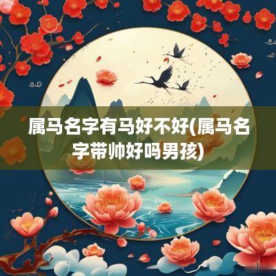 属马名字有马好不好(属马名字带帅好吗男孩)