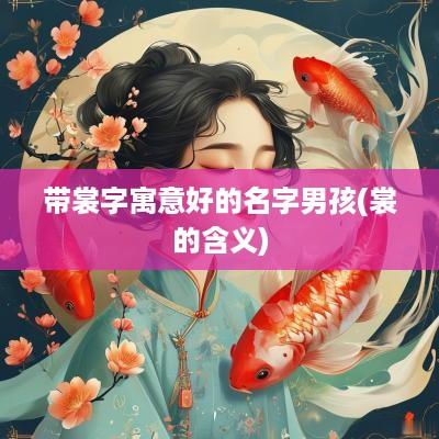 带裳字寓意好的名字男孩(裳的含义)