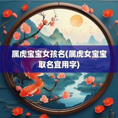 属虎宝宝女孩名(属虎女宝宝取名宜用字)
