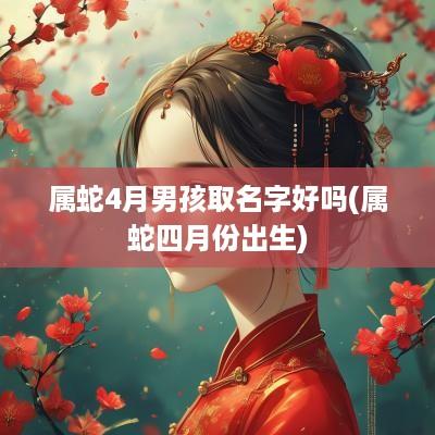 属蛇4月男孩取名字好吗(属蛇四月份出生)