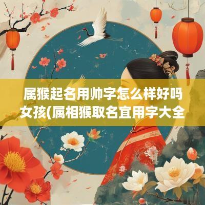 属猴起名用帅字怎么样好吗女孩(属相猴取名宜用字大全)