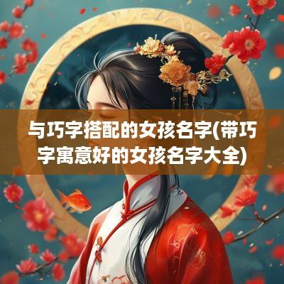 与巧字搭配的女孩名字(带巧字寓意好的女孩名字大全)