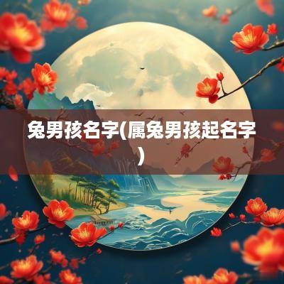 兔男孩名字(属兔男孩起名字)