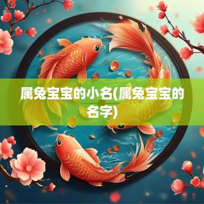 属兔宝宝的小名(属兔宝宝的名字)