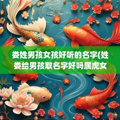 娄姓男孩女孩好听的名字(姓娄给男孩取名字好吗属虎女孩)
