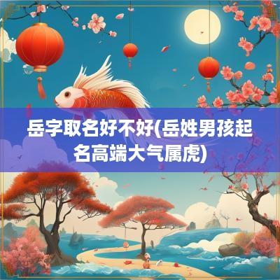 岳字取名好不好(岳姓男孩起名高端大气属虎)