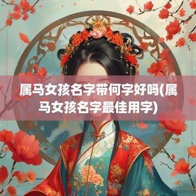 属马女孩名字带何字好吗(属马女孩名字最佳用字)