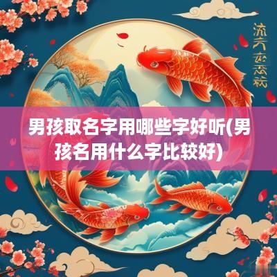 男孩取名字用哪些字好听(男孩名用什么字比较好)