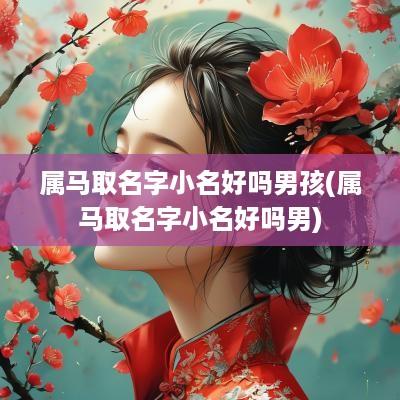 属马取名字小名好吗男孩(属马取名字小名好吗男)