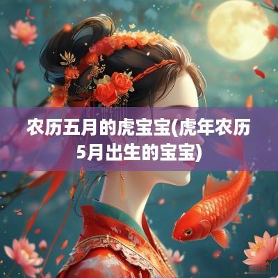 农历五月的虎宝宝(蛇年农历5月出生的宝宝)