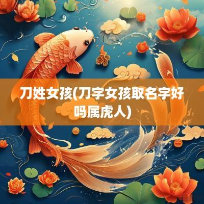刀姓女孩(刀字女孩取名字好吗属虎人)