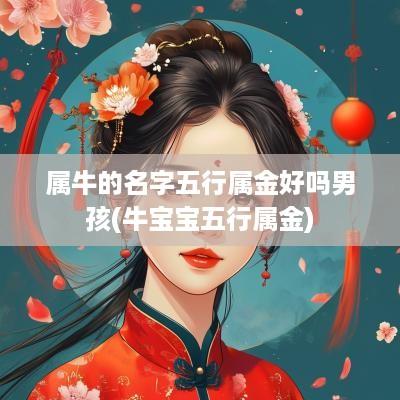 属牛的名字五行属金好吗男孩(牛宝宝五行属金)