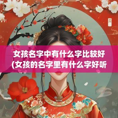 女孩名字中有什么字比较好(女孩的名字里有什么字好听一点)
