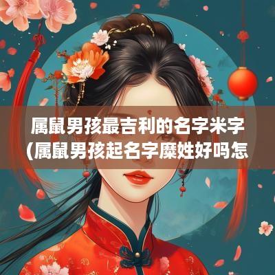 属鼠男孩最吉利的名字米字(属鼠男孩起名字糜姓好吗怎么取)
