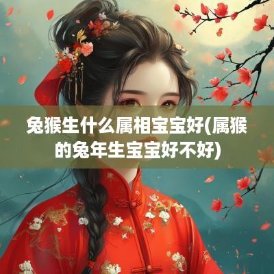 兔猴生什么属相宝宝好(属猴的蛇年生宝宝好不好)