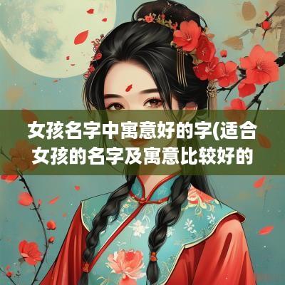 女孩名字中寓意好的字(适合女孩的名字及寓意比较好的)