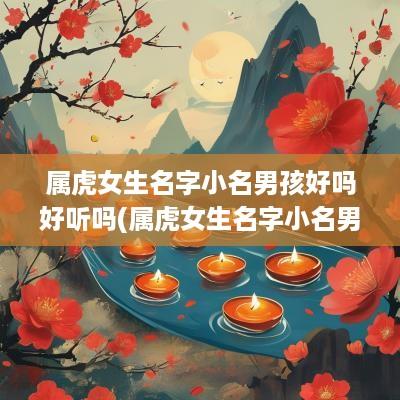 属虎女生名字小名男孩好吗好听吗(属虎女生名字小名男孩好吗怎么取)