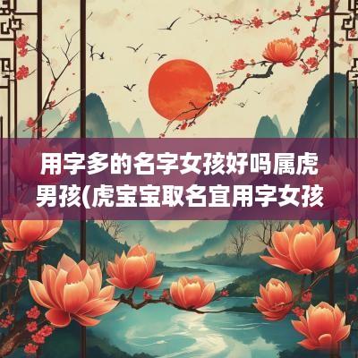 用字多的名字女孩好吗属虎男孩(虎宝宝取名宜用字女孩)