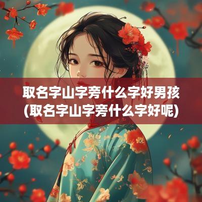 取名字山字旁什么字好男孩(取名字山字旁什么字好呢)