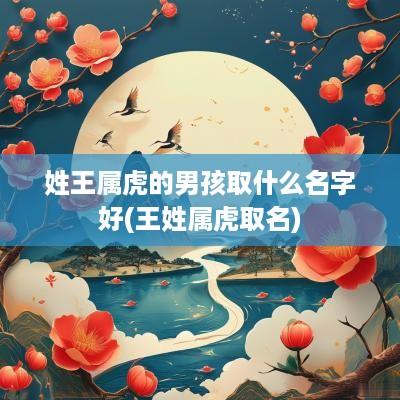 姓王属虎的男孩取什么名字好(王姓属虎取名)