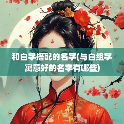 和白字搭配的名字(与白组字寓意好的名字有哪些)