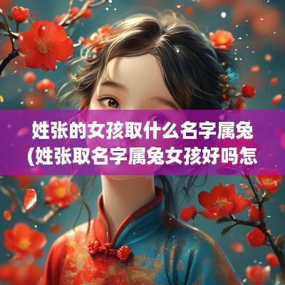 姓张的女孩取什么名字属兔(姓张取名字属兔女孩好吗怎么取)