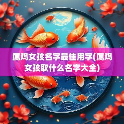 属鸡女孩名字最佳用字(属鸡女孩取什么名字大全)
