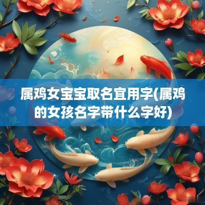 属鸡女宝宝取名宜用字(属鸡的女孩名字带什么字好)