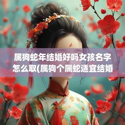 属狗蛇年结婚好吗女孩名字怎么取(属狗个属蛇适宜结婚)