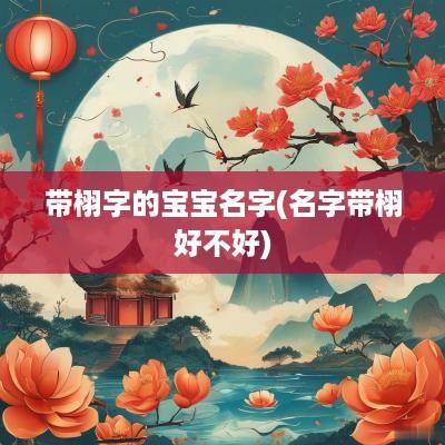 带栩字的宝宝名字(名字带栩好不好)