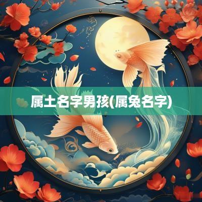 属土名字男孩(属兔名字)