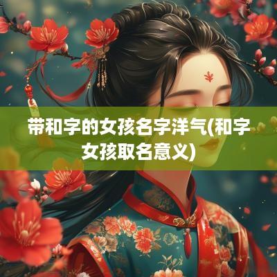 带和字的女孩名字洋气(和字女孩取名意义)
