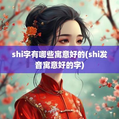 shi字有哪些寓意好的(shi发音寓意好的字)