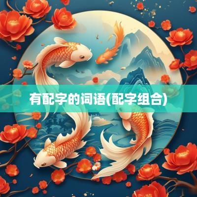 有配字的词语(配字组合)