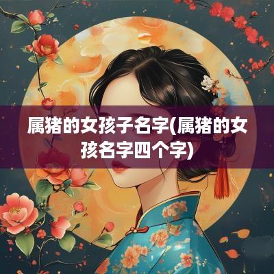 属猪的女孩子名字(属猪的女孩名字四个字)