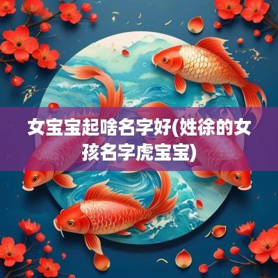 女宝宝起啥名字好(姓徐的女孩名字虎宝宝)