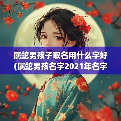 属蛇男孩子取名用什么字好(属蛇男孩名字2025年名字大全)